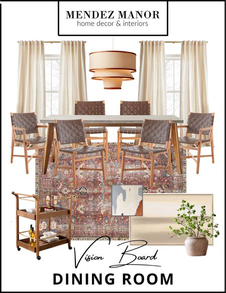 I adore the woven leather chairs from #Crate&Barrel in this modern casual dining room design! The warm tones in the space keep it so homey and cozy. 

#diningroom #diningtable #diningchairs #californiacasual #interiordesign

#LTKhome #LTKstyletip
