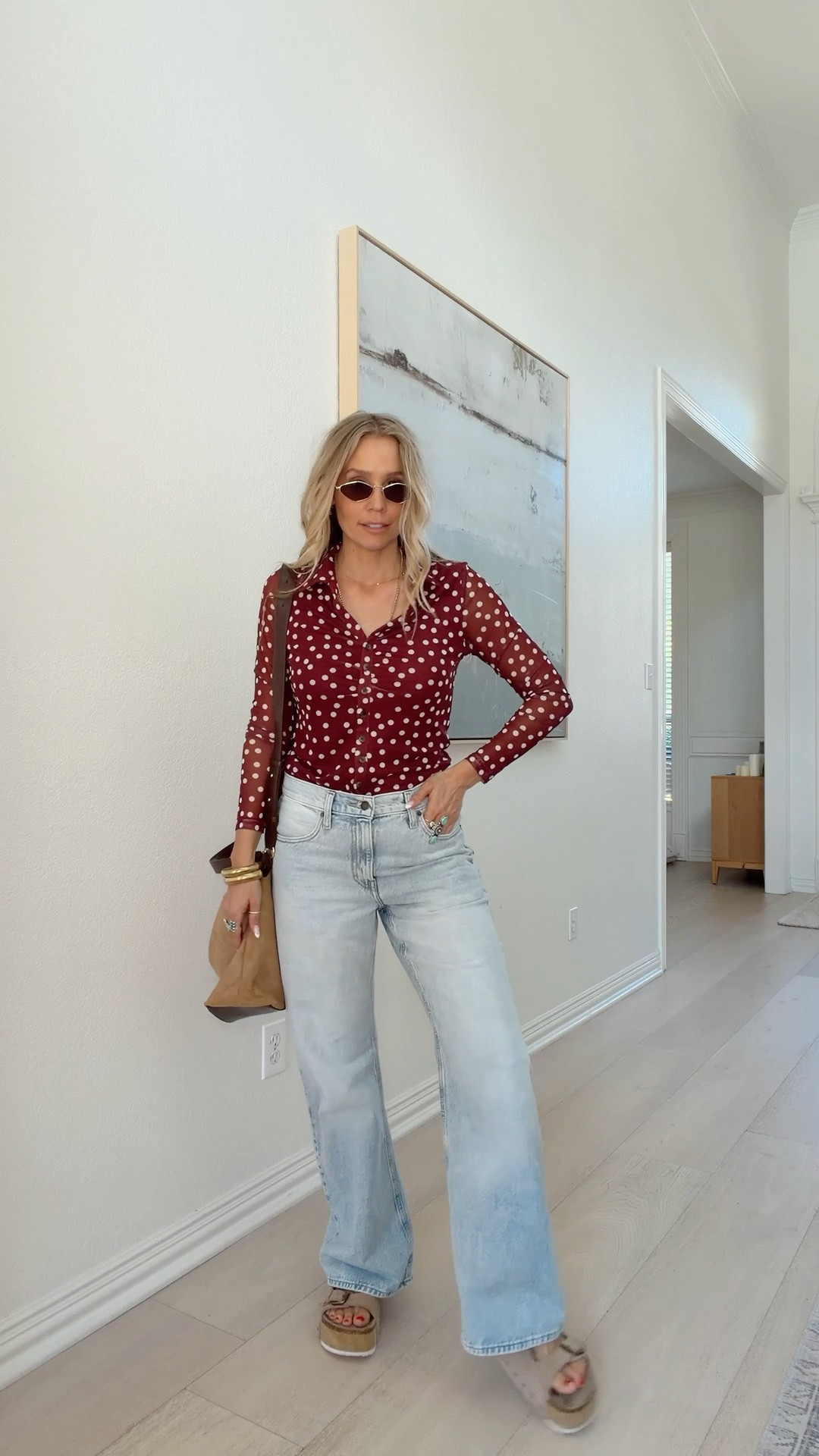 Catch me wearing this polka dot top on repeat😍 it looks like Zara, but it’s on Amazon and super affordable.

Wearing (size small // 27) my tts.

5’5” // 120 ish lbs

#LTKootd #LTKdayinmylife #LTKgrwm
