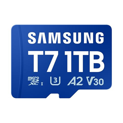 Samsung microSDXC T7 1TB, Transfer Speeds Up to 170 MB/s, Made for Casual Gamers, Amateur Creators, & Everyday Users (MB-MB1T0T/AM) | Amazon (US)