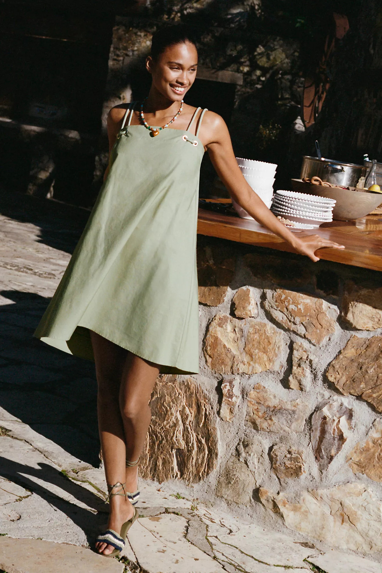 By Anthropologie Rope-Strap Swing Tank | Anthropologie (US)