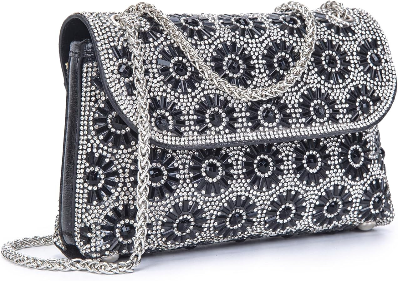 Shoulder Bags Crossbody Bag Purses Handbags Crystals Rhinestone Evening Bag for Women Clutch Purs... | Amazon (US)