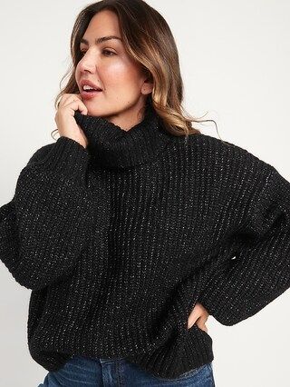Shaker-Stitch Turtleneck Sweater for Women | Old Navy (CA)