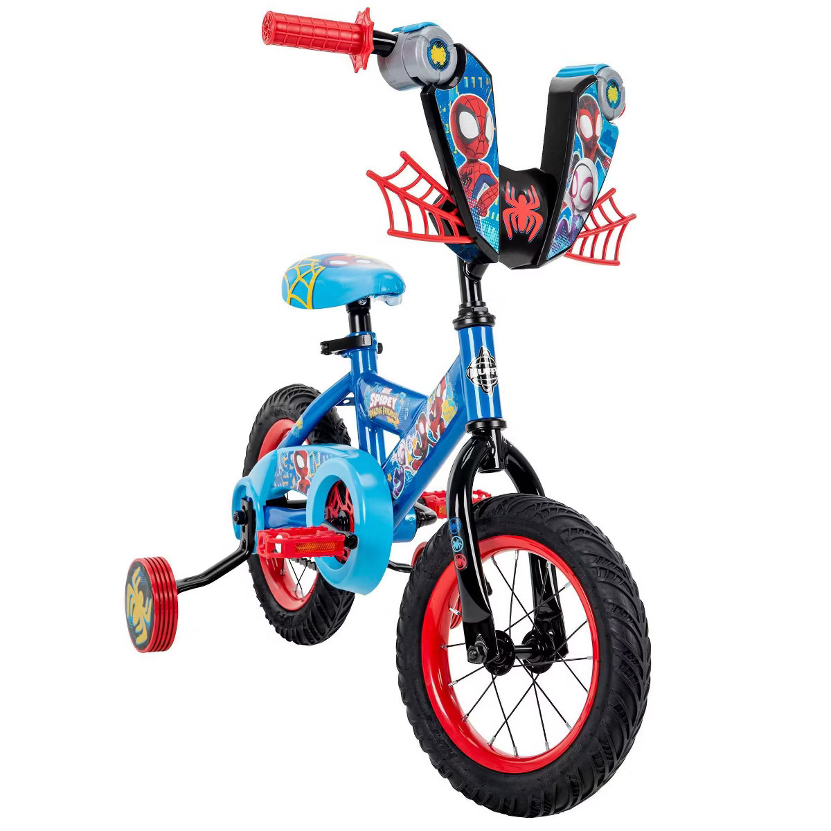 Huffy Marvel 12" Spidey and His Amazing Friends Kids' Bike - Blue | Target