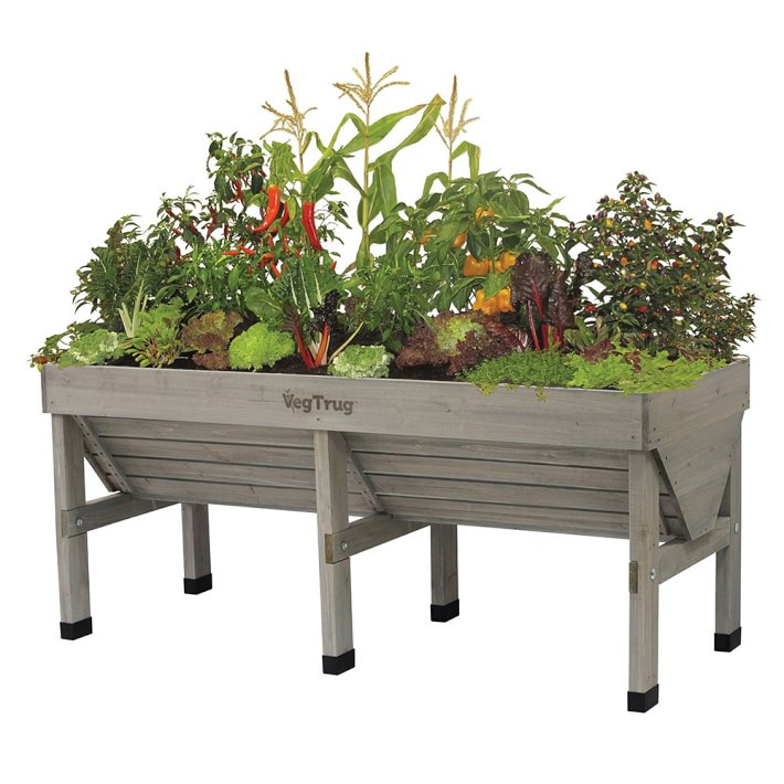 VegTrug™ Raised Bed, Medium, Grey | Williams-Sonoma