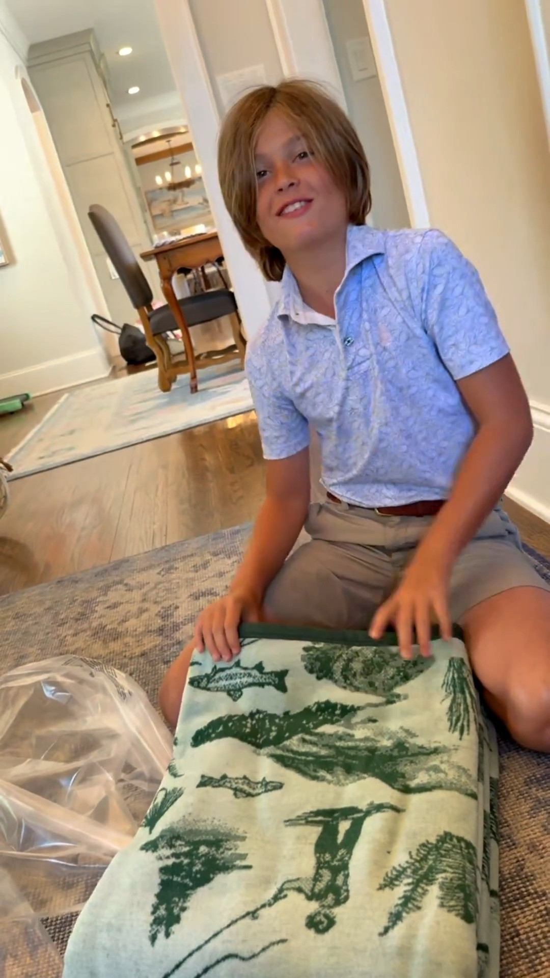 Can we talk about how cute this blanket is?! The softness and trim detail is so good. It’s a fishing pattern and could not be more perfect for James!

#LTKdayinmylife #LTKmomlife #LTKKids