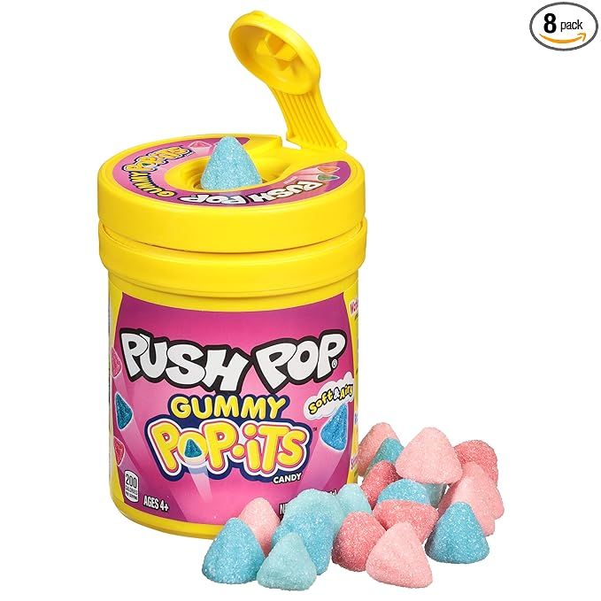 Push Pop Pop-Its Gummy Candy - 8 Count Gummy Easter Candy With Fun, Portable Containers - Fruity ... | Amazon (US)