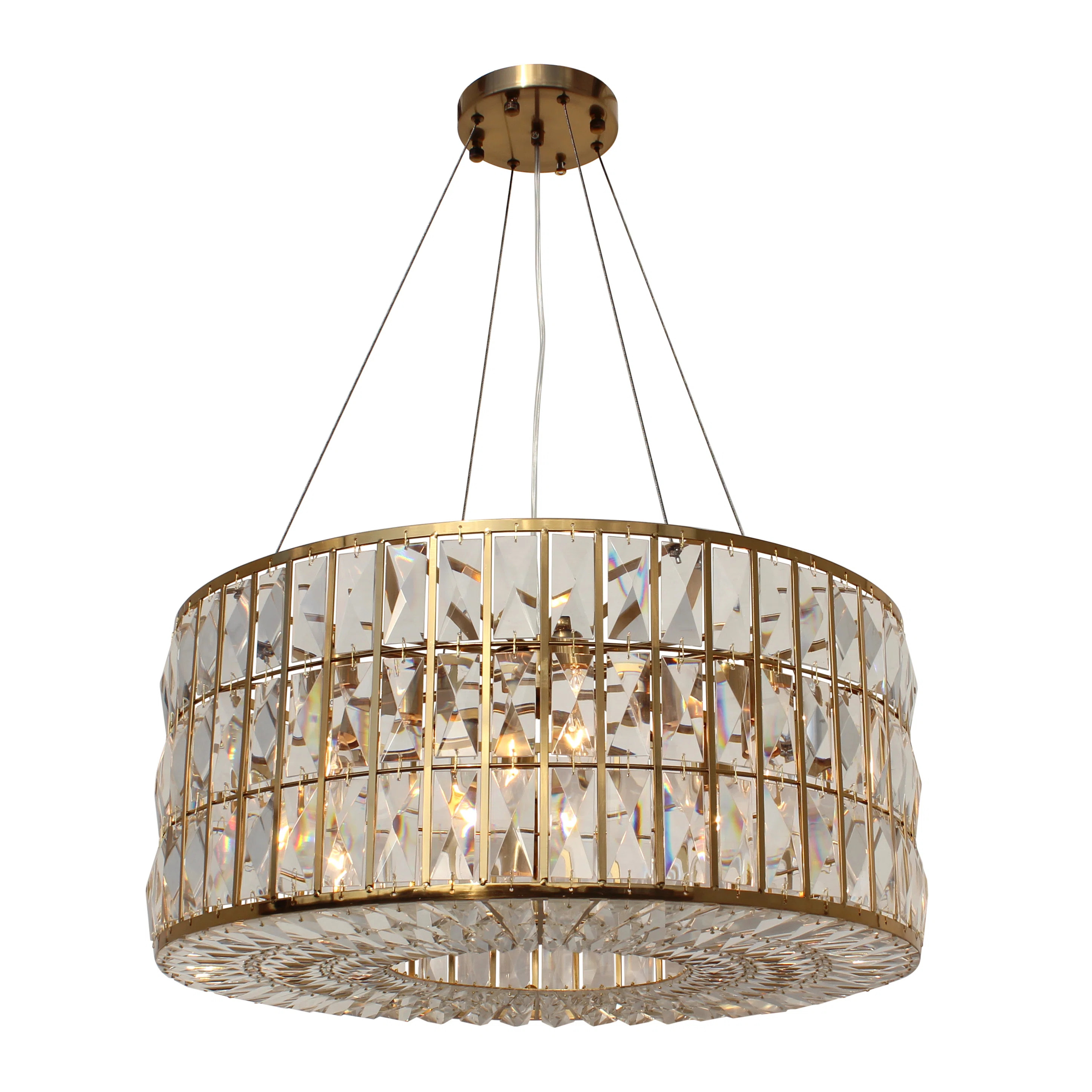 Jacques 6-Light Unique / Statement Drum Chandelier | Wayfair North America