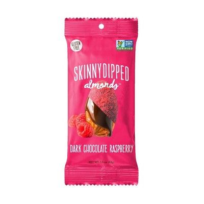 SkinnyDipped Dark Chocolate Raspberry Almonds - 1.5oz | Target
