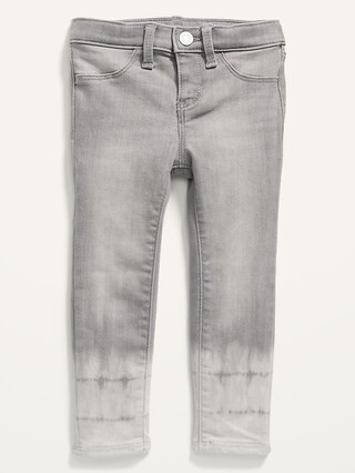 Ballerina Built-In Tough Tie-Dye-Hem Skinny Jeggings for Toddler Girls | Old Navy (US)