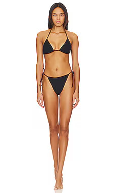 Hunza G Gina Bikini in Black from Revolve.com | Revolve Clothing (Global)