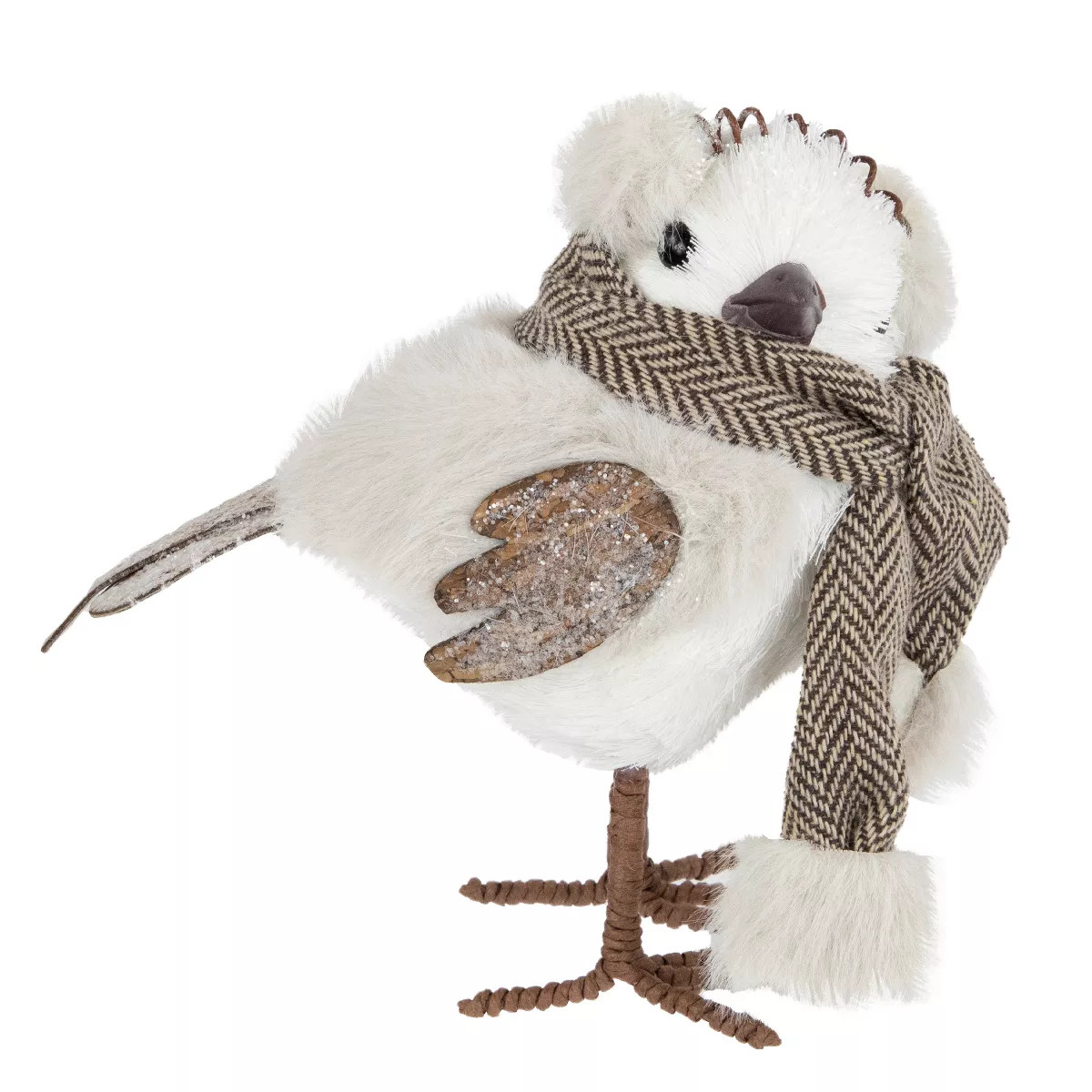 Northlight 6.25" Winter Dressed Bird Tabletop Christmas Decoration | Target