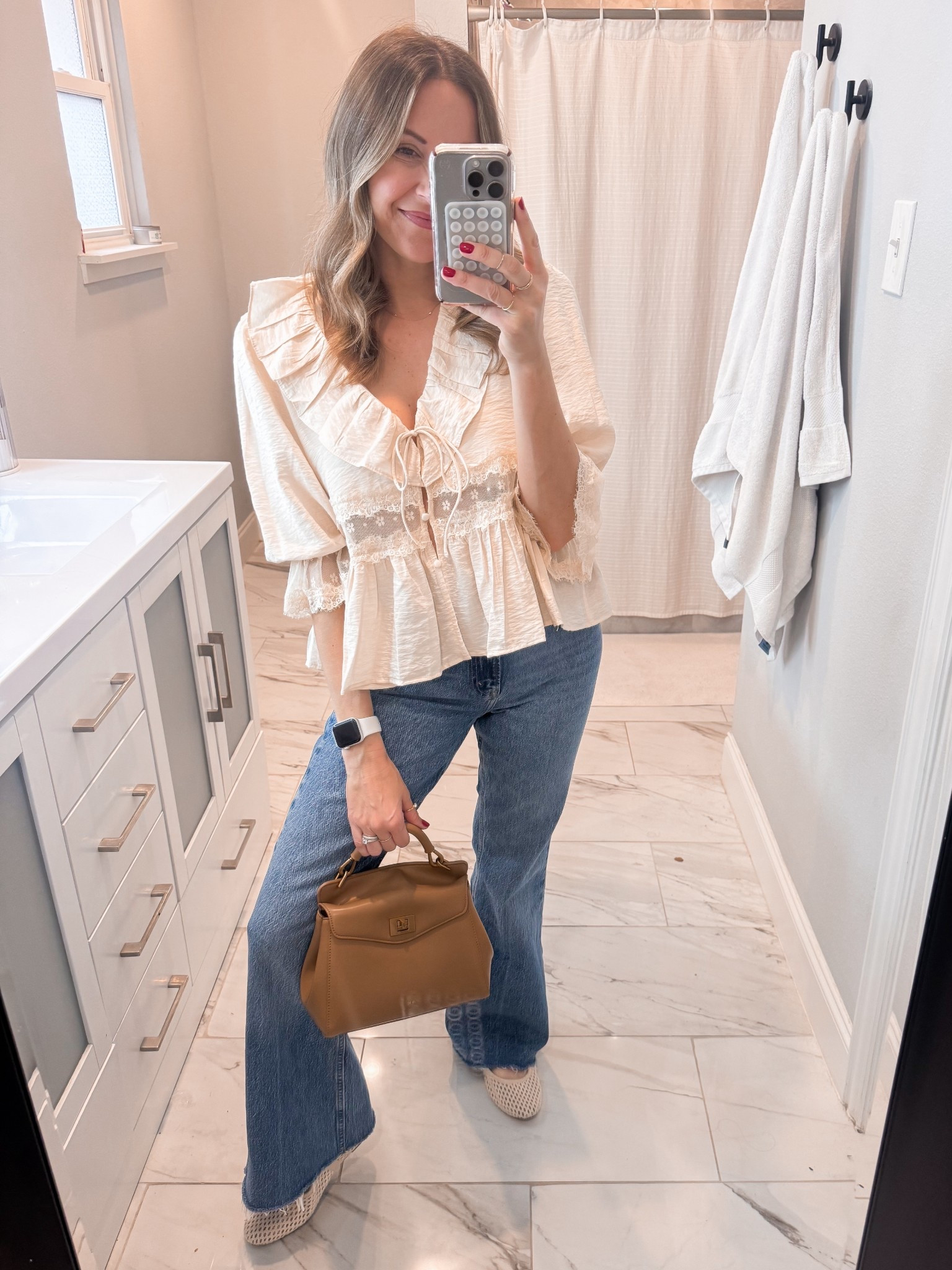 Top - s
Jeans - 26

#LTKOver40 #LTKdayinmylife #LTKootd