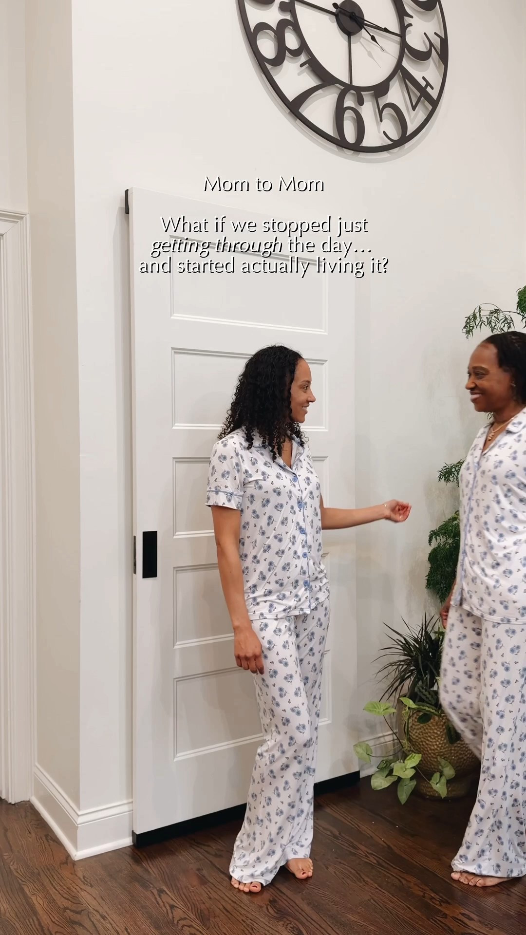 Light the candle. Put on the playlist that makes you feel something. Pour your sparkling water into a wine glass. Put on the cute matching pajamas.

The overstimulation isn't going anywhere. The to-do list will always have one more thing on it. But somewhere between the chaos and the bedtime routine, there's a life happening. Your life. And it deserves a little more than survival mode.

I spent my 20s and early 30s in ratty t-shirts and old Soffees without a second thought. But lately I've been asking myself, why not feel good even in the quiet moments? Why not make bedtime feel like something worth looking forward to?

So I started small. Matching sets. Softer mornings. Intentional little choices that remind me I'm a person, not just a function.

Romanticizing parenthood isn't about pretending it's perfect. It's about deciding that you are worth the effort. Even on a Wednesday. Even when no one sees it. Even when the laundry pile is still there.

We only get one of these lives. Might as well make it a little more… fancy. 🥂

#LTKmomlife #LTKHome #LTKdayinmylife