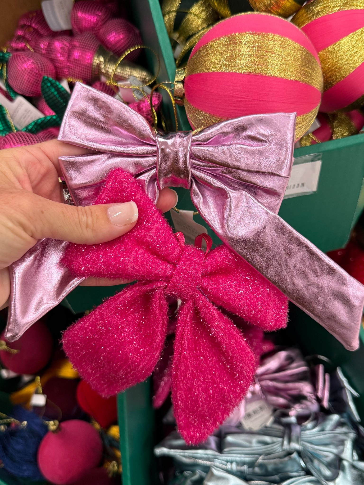 The cutest bow ornaments and gift toppers! 

#LTKSeasonal #LTKHoliday #LTKGiftGuide