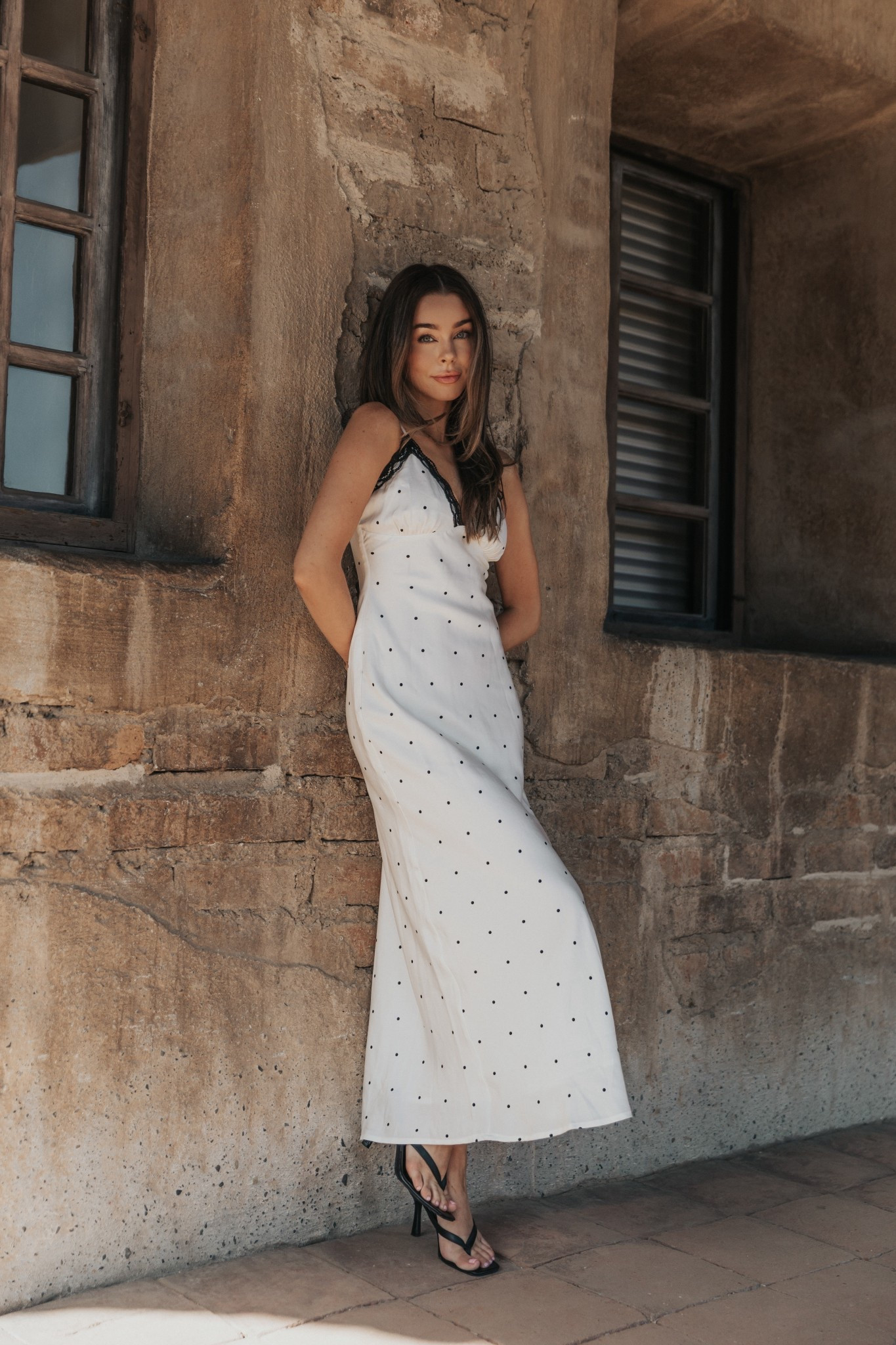 The prettiest satin and lace polka dot midi dress — perfect for summer garden parties, date nights, and more! 

#LTKU #LTKStyleTip #LTKShoeCrush