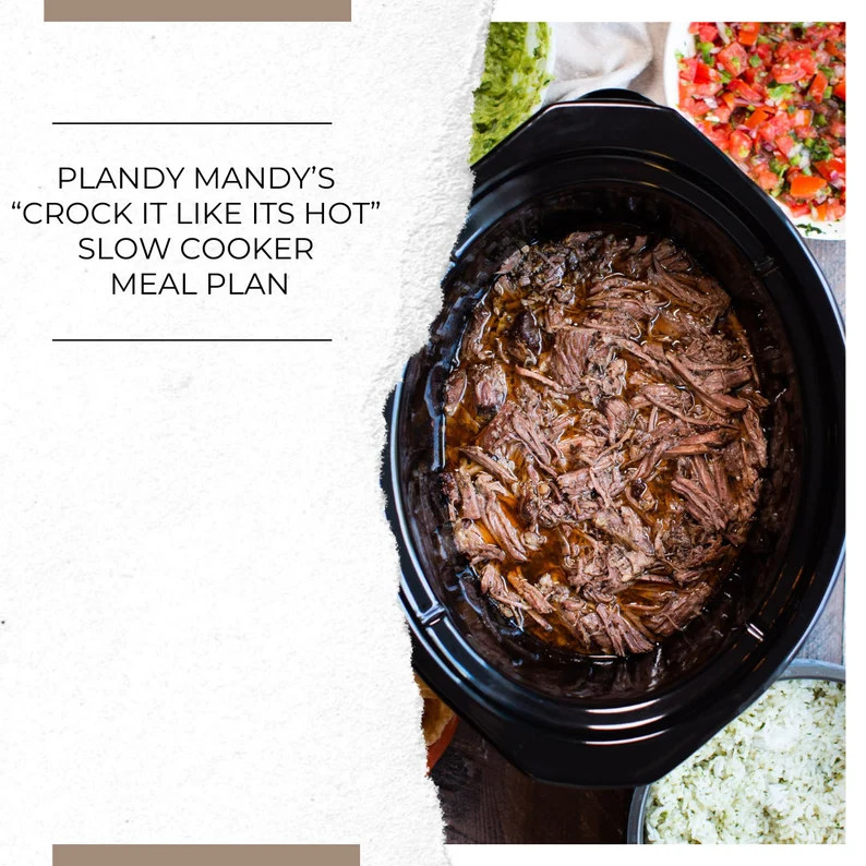 Crockpot / Instant Pot Meal Plan (1st Edition) - Etsy | Etsy (US)