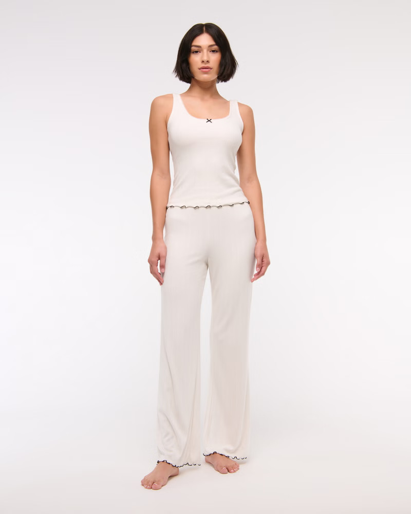 Pointelle Boot Pant | Abercrombie & Fitch (US)