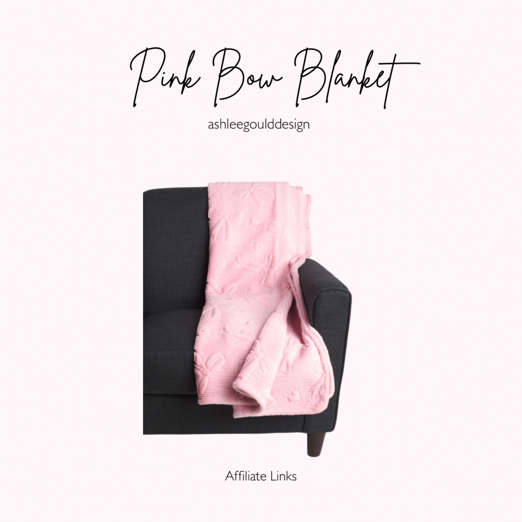 Pink bow blanket 

#LTKSeasonal #LTKFindsUnder50 #LTKHome