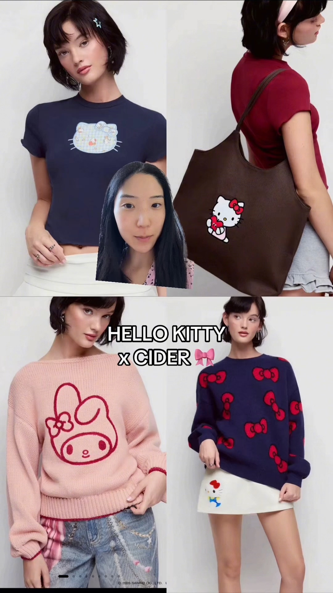 Hello Kitty x Cider! 🎀 Click on the item for more colors! 

#hellokitty #cider #hellokittyandfriends #sanrio #jacket #coquette #dress #pajamaset #loungewear #sweatshirt #hoodie #sweater #cardigan @CIDER

#LTKSeasonal #LTKootd #LTKgrwm