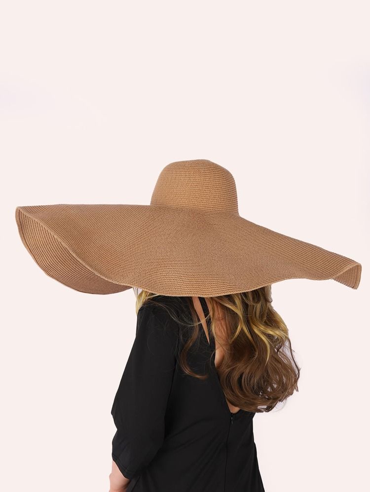 Wide Brim Straw Hat | SHEIN