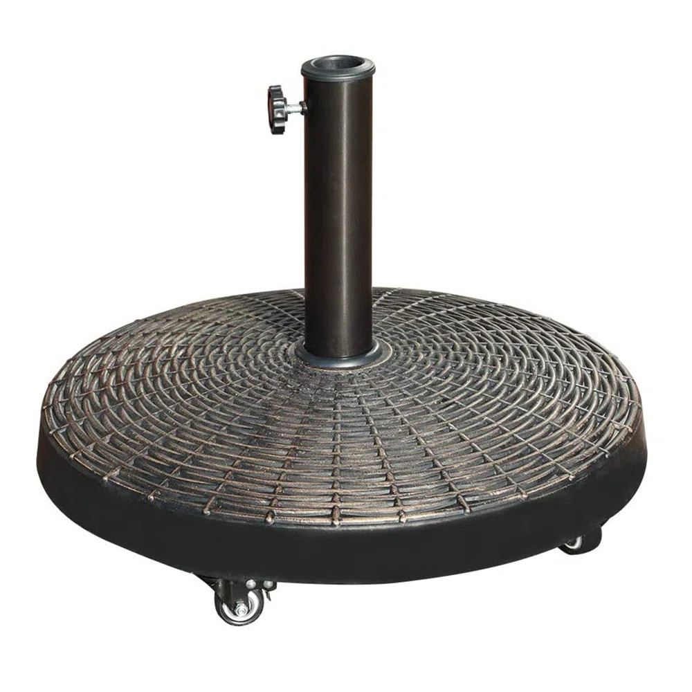 Leopold 52 Lb. Resin Free Standing Umbrella Base with Wheels | Wayfair North America
