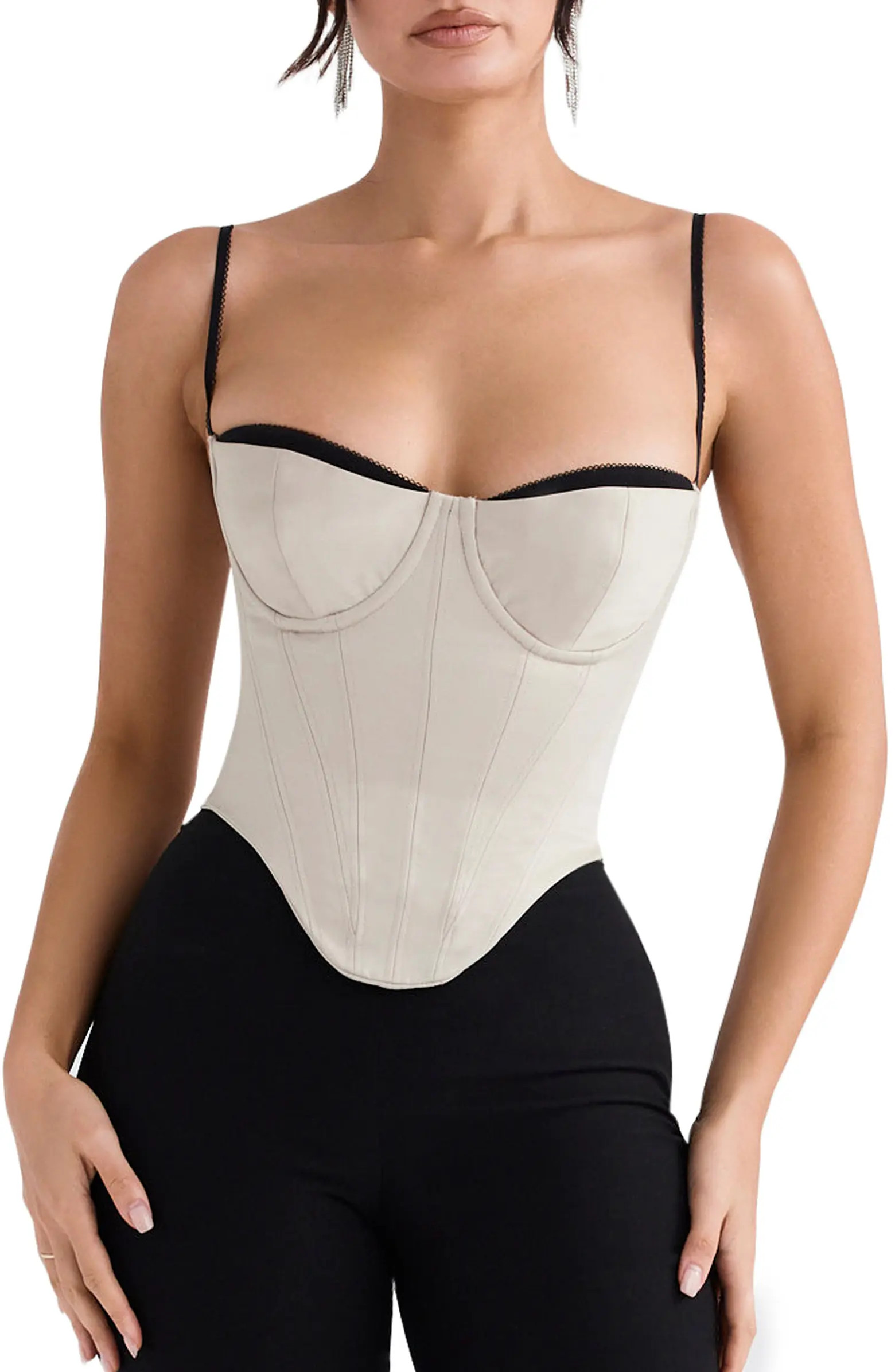 Luette Satin Corset | Nordstrom