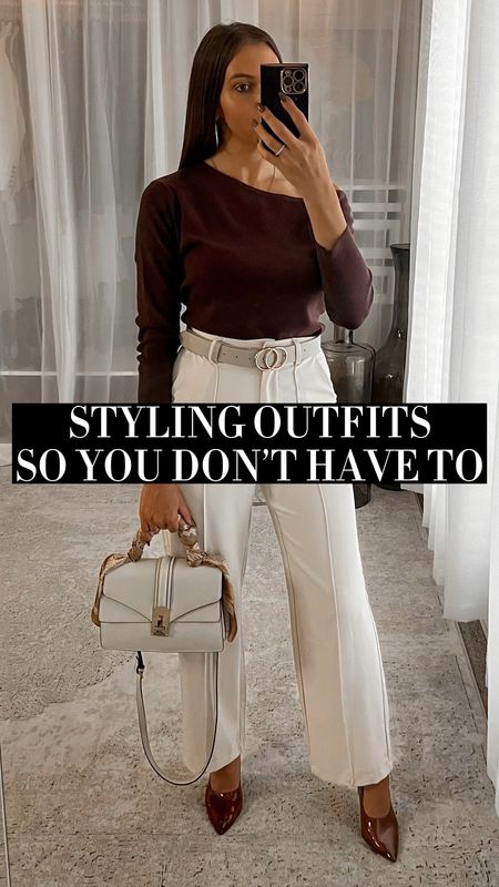 Fall fashion business casual workwear outfit for neutral chic style 

#LTKworkwear #LTKunder50 #LTKstyletip