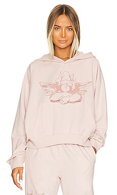 Broken Record V2 Hoodie in Bubblegum | Revolve Clothing (Global)