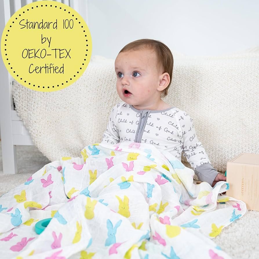 LollyBanks Swaddle Blanket, 100% Cotton Muslin Swaddle Blankets, Neutral Swaddle Blanket 47 x 47 ... | Amazon (US)