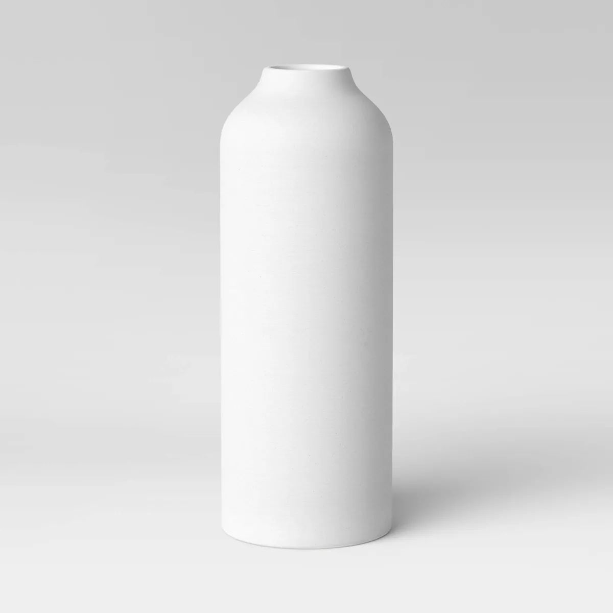 14"x5" Textured Ceramic Vase White - Threshold™ | Target
