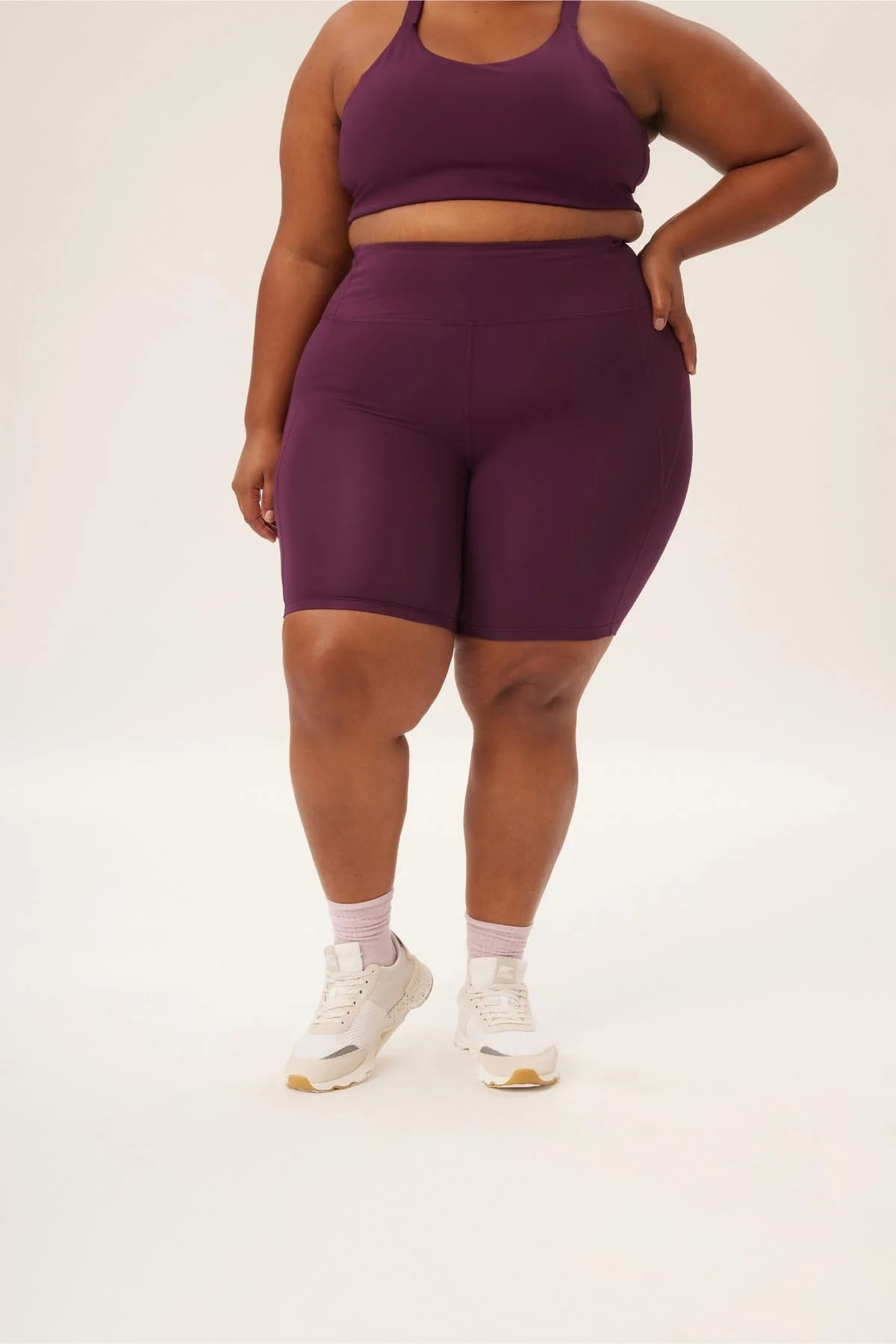 Plum High-Rise Bike Short | Girlfriend Collective