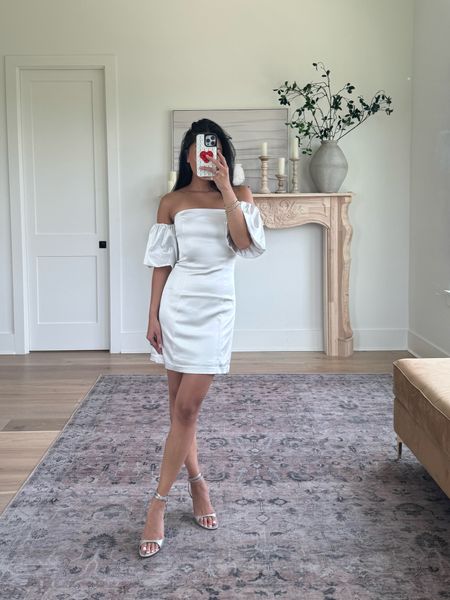 Abercrombie Sale: Mini Satin Dress - Perfect for the brides!! 

- 20%-off ALL DRESSES + 15%-off almost everything else
- Use stackable code: DRESSFEST for an additional 15% off 

Size: XS for reference 

#LTKWedding #LTKStyleTip #LTKSaleAlert