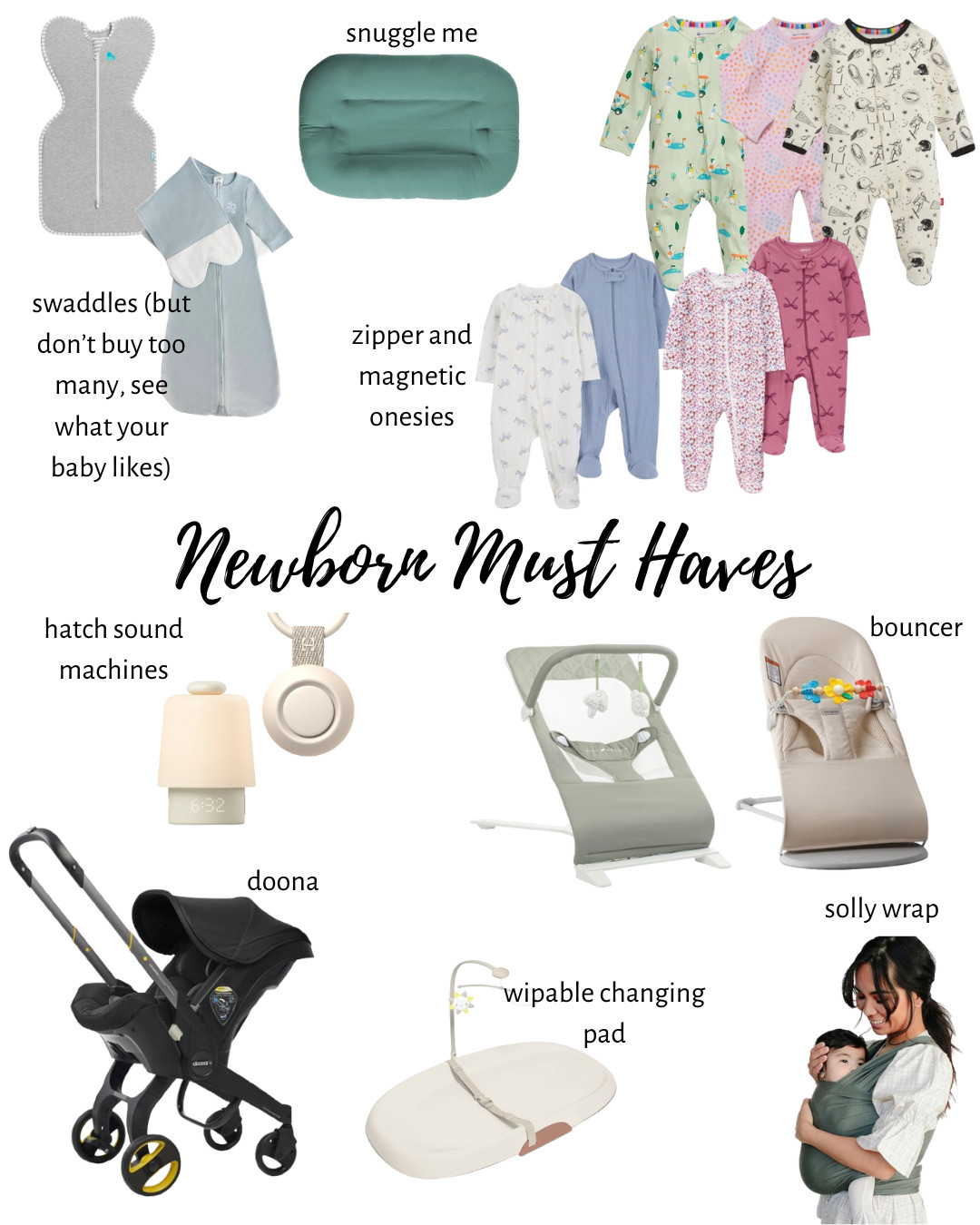 Newborn must haves!  

 #LTKmomlife #LTKBump #LTKKids