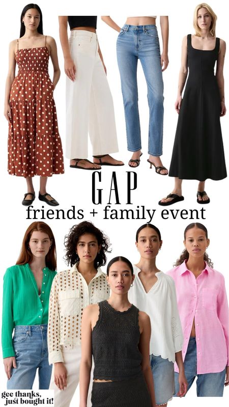 Gap’s Friends and Family Event is going on now! Enjoy 40% off everything and 50% off shorts!! 

#LTKSeasonal #LTKStyleTip #LTKSaleAlert