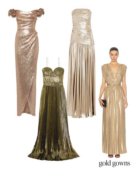 Gold gowns I’m loving