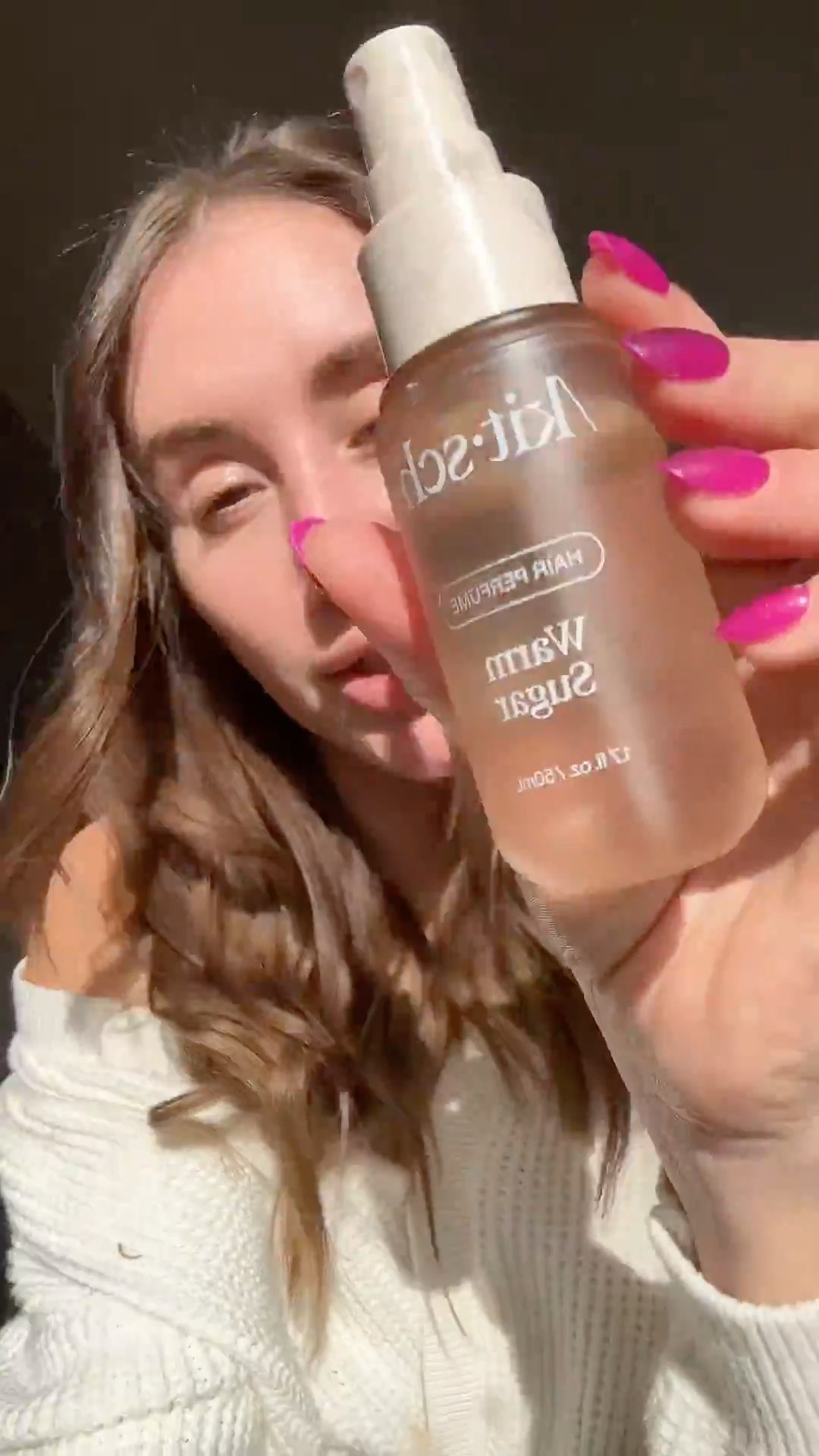 the hair perfume that doesn't just mask odors it eliminates them — warm sugar smells like warm vanilla spun sugar and pink grapefruit and your hair smells so good all day.

#kitsch #hairperfume #seconddayhair #hairfragrance #haircare
kitsch warm sugar hair perfume 

 #LTKBeauty
