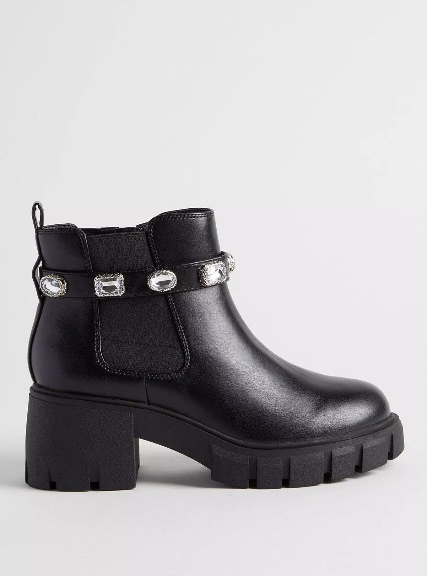Embellished Ankle Strap Bootie (WW) | Torrid (US & Canada)
