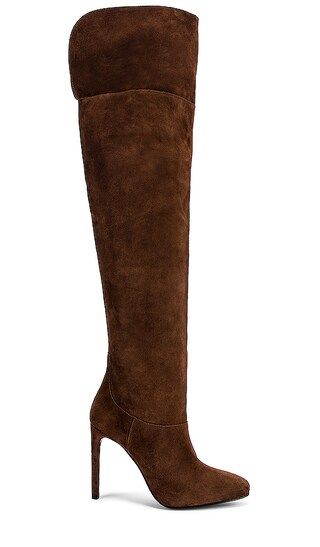 x REVOLVE Nora Boot in Chocolate Brown | Revolve Clothing (Global)