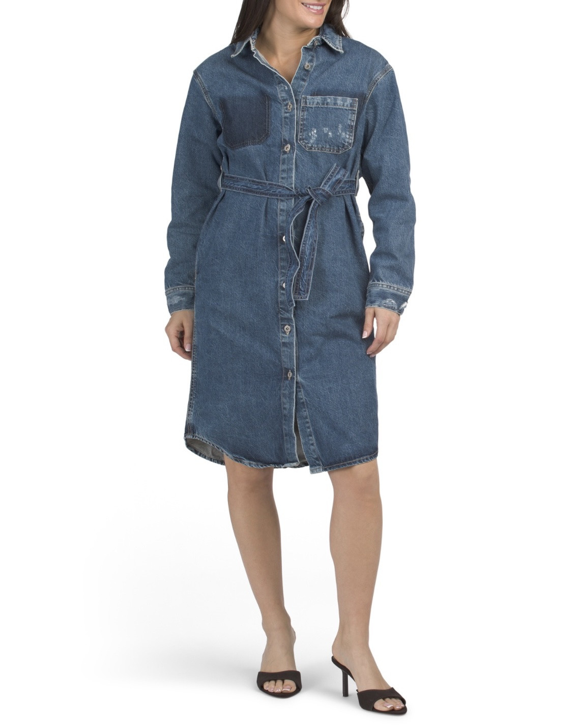 AG Denim midi dress 

@Marshalls

#LTKSaleAlert #LTKootd #LTKOver40