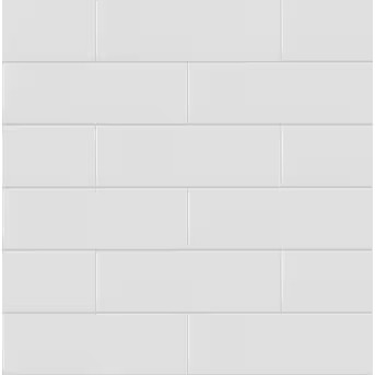 Satori Hudson Mist 4-in x 12-in Glossy Ceramic Subway Wall Tile | Lowe's