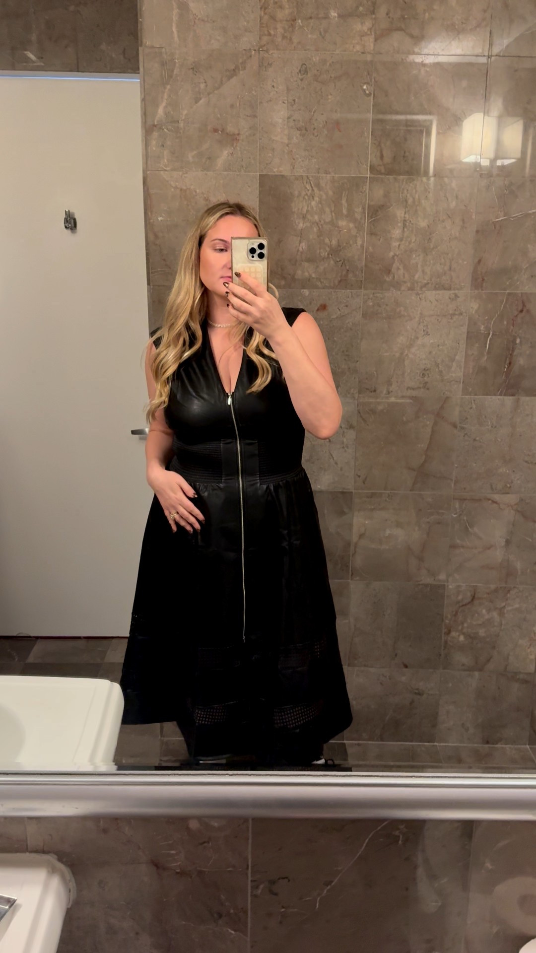 I’ve gotten so many compliments on this black Anthropologie dress