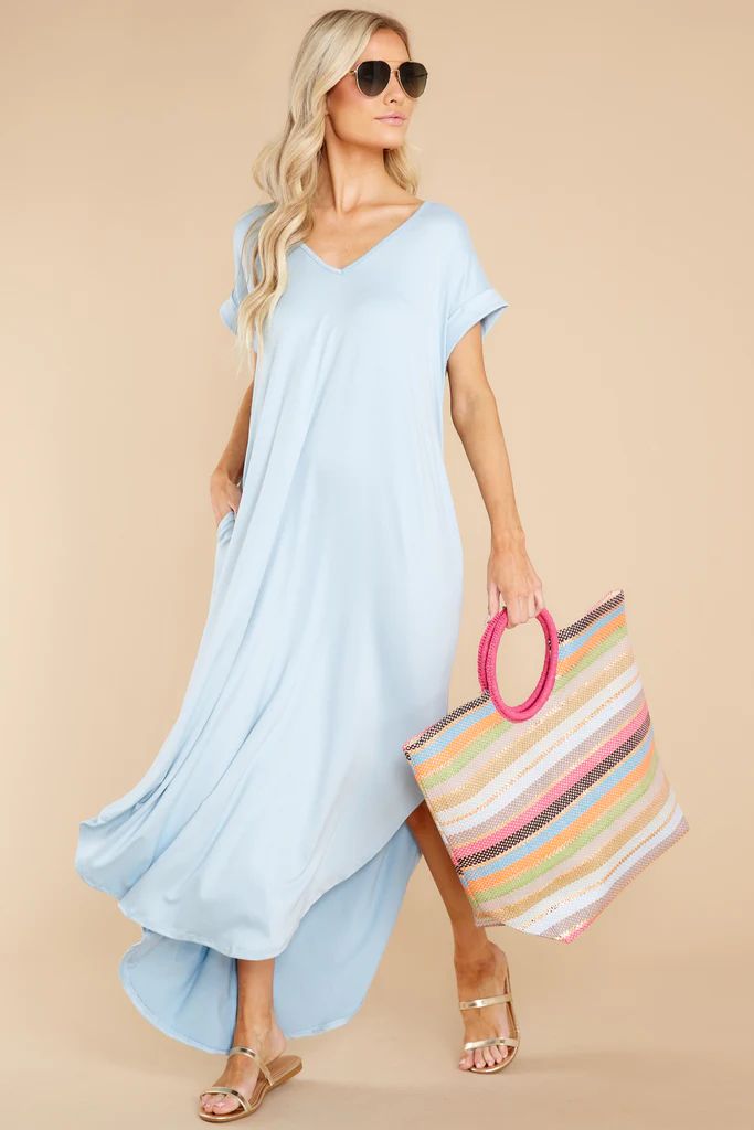Always The Same Thing Light Blue Maxi Dress | Red Dress 