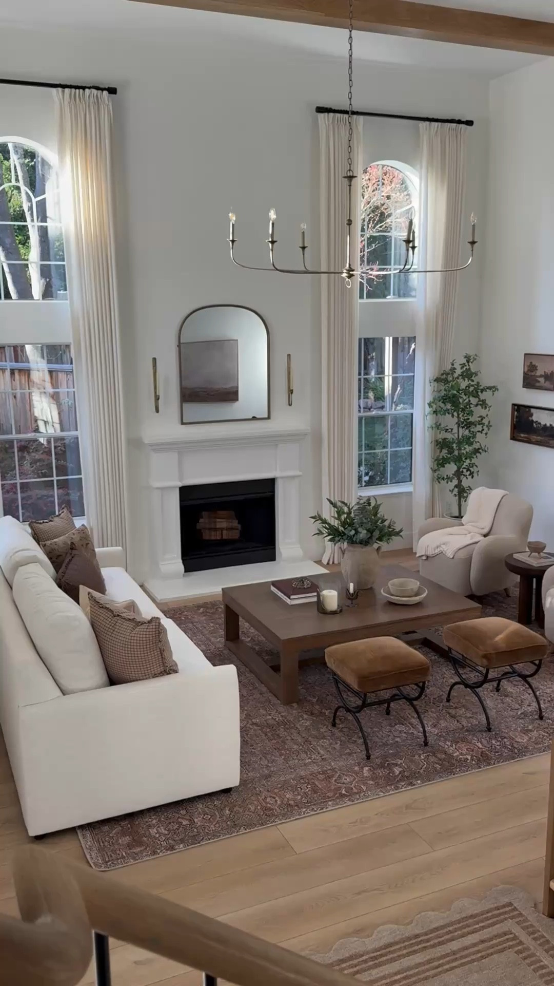 Warm and cozy living room decor. 

Loving the new additions in this space. New sofa, accent chairs, vintage style rug and timeless chandelier. 



#LTKU #LTKHome