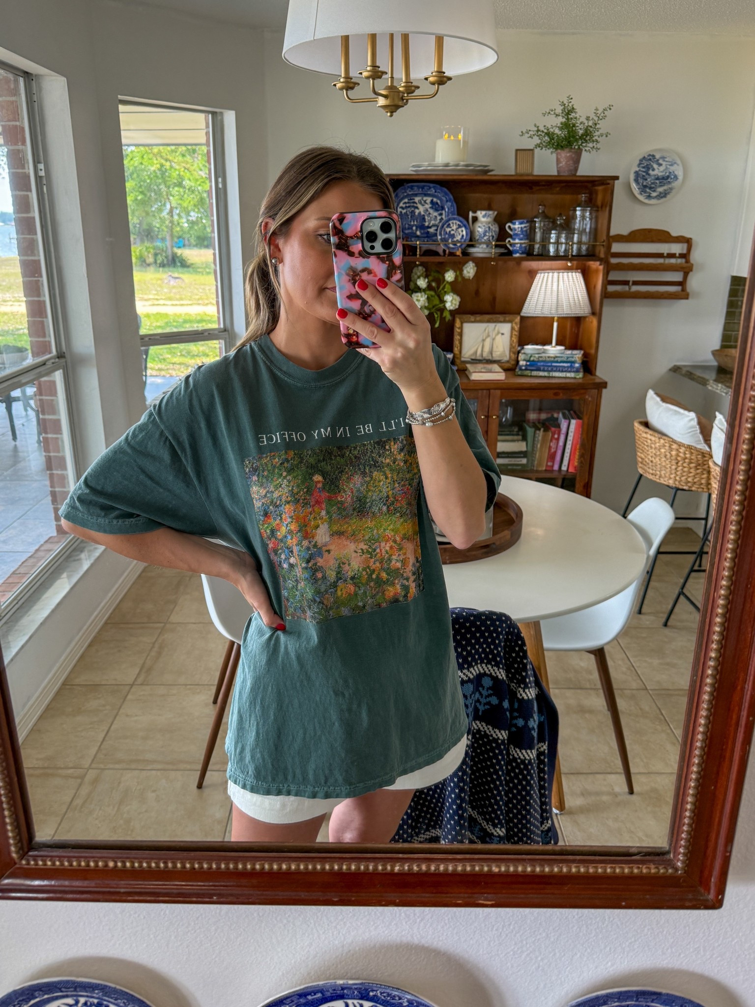 I sized up to a large in this tee for an extra comfy fit! Small in shorts 

Lip combo colors: 
Liner- honeysuckle 
Lip Tint- raspberry 
Gloss- fortune cookie 

#LTKootd