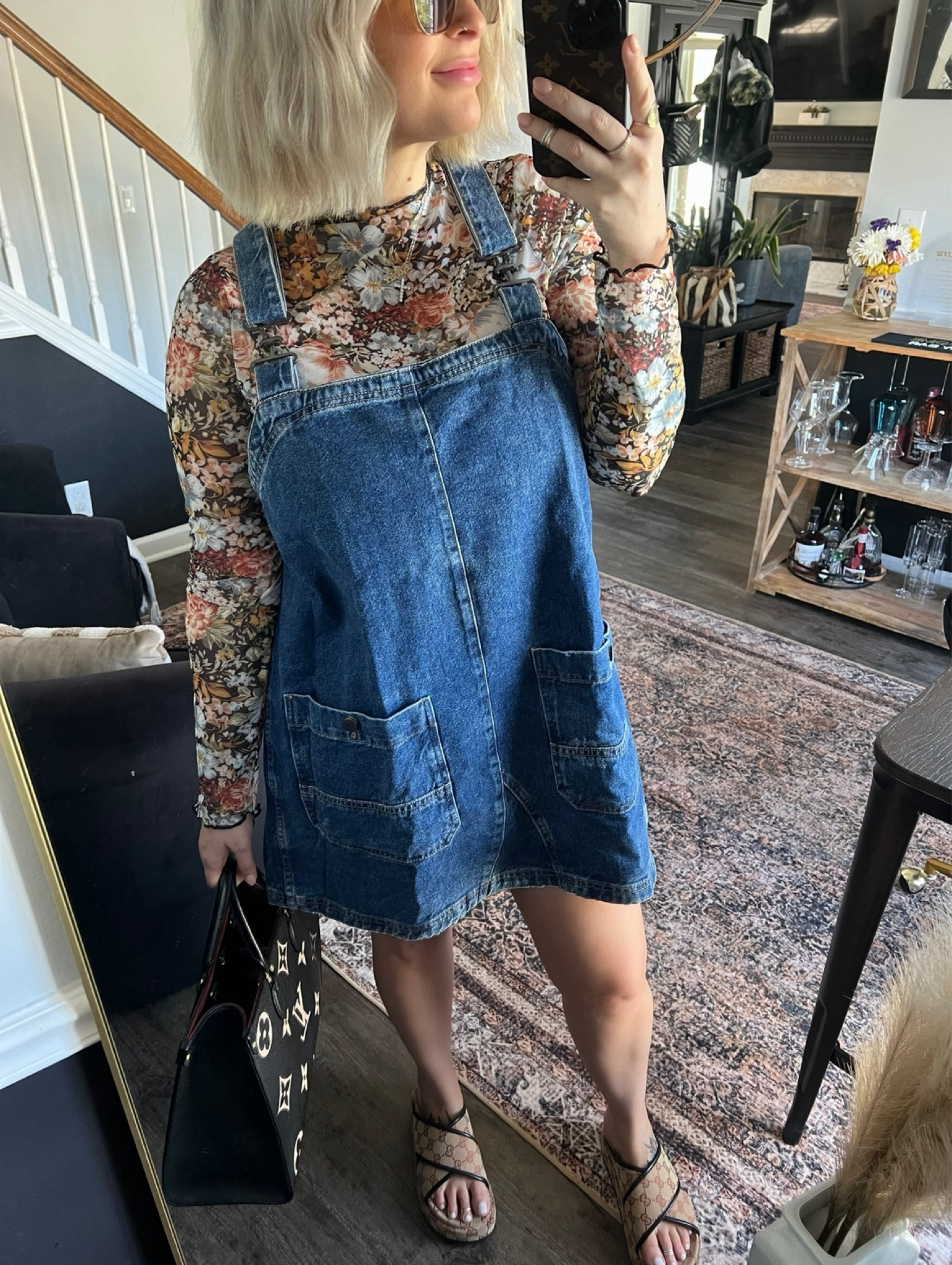 Wearing a large in the top and a medium in dress

#LTKMidsize #LTKSeasonal #LTKItBag