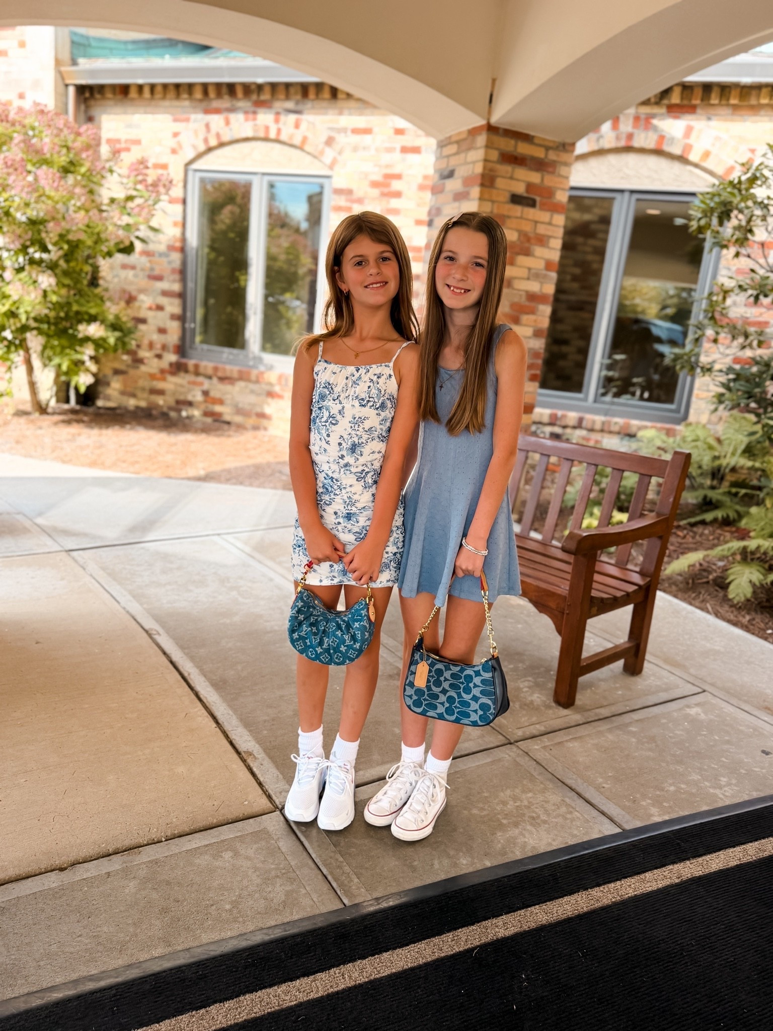 Girls dresses for tweens
Outfits for girls 
Denim coach bag