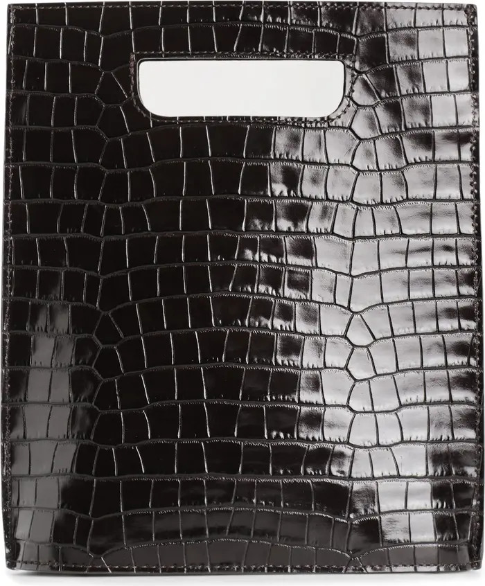 Small Croc Embossed Leather Crossbody Bag | Nordstrom