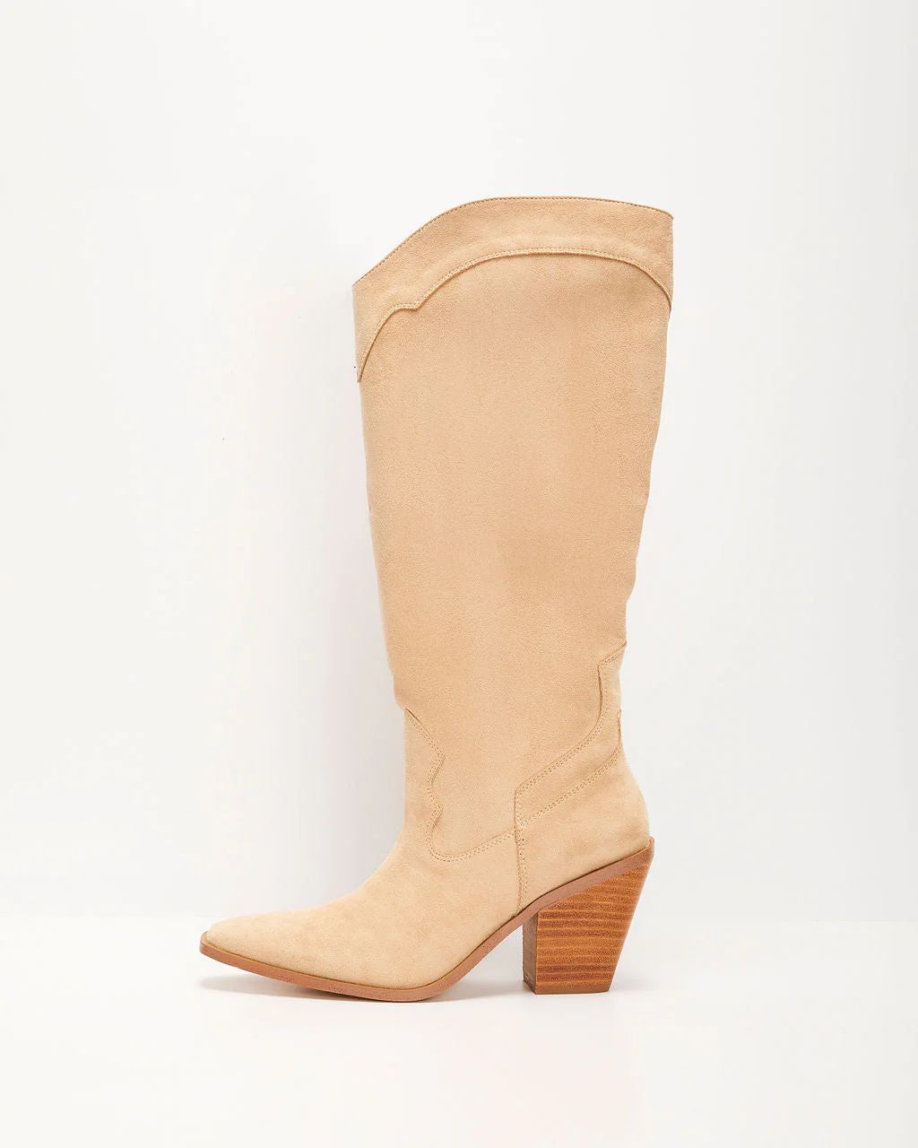 Carlisle Suede Heeled Boots | VICI Collection