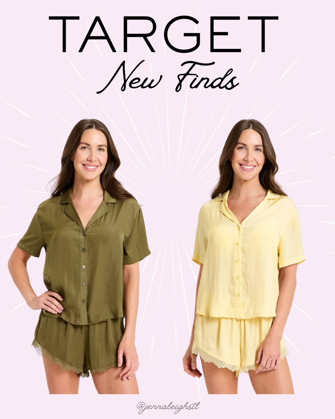 New Target find I’m obsessed with. This Auden pajama set has the prettiest lace trim on the shorts. 

 #LTKmorningroutine #LTKselfcare #LTKMidsize