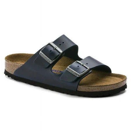 BIRKENSTOCK Unisex Arizona Soft Footbed Blue Oiled Nubuck Leather - 1013643 OILED NUBUCK BLUE | Walmart (US)